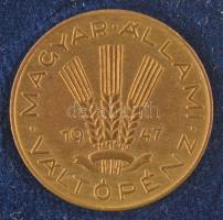 1946-1948. Forint érmesor próbaveretekkel, eredeti kopottas dísztokban, közte: 1946. 20f Al jelöletl...