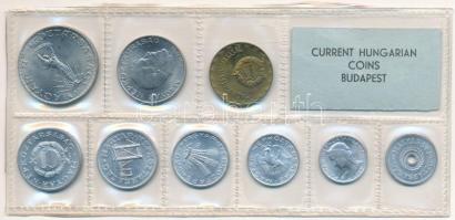 1977. 2f-10Ft (9xklf) érmés forgalmi sor fóliatokban T:UNC patina Adamo FO10