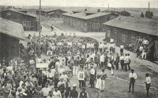 Farewell ceremony at the military camp of Csót