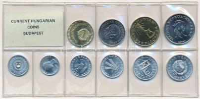 1986. 2f-20Ft (10xklf) érmés forgalmi sor fóliatokban T:UNC Adamo FO19