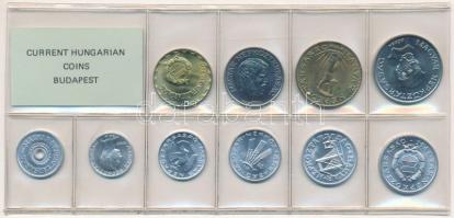 1988. 2f-20Ft (10xklf) érmés forgalmi sor fóliatokban T:UNC Adamo FO21