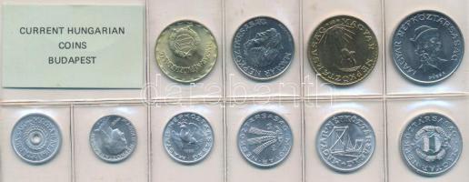 1988. 2f-20Ft (10xklf) érmés forgalmi sor fóliatokban T:UNC Adamo FO21