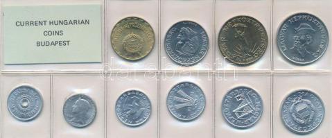 1988. 2f-20Ft (10xklf) érmés forgalmi sor fóliatokban T:UNC Adamo FO21