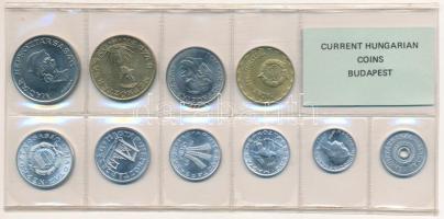 1989. 2f-20Ft (10xklf) érmés forgalmi sor fóliatokban T:UNC Adamo FO22