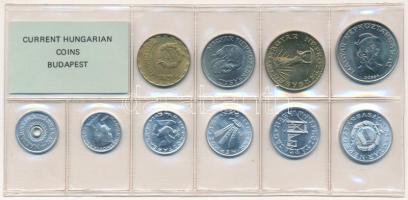 1989. 2f-20Ft (10xklf) érmés forgalmi sor fóliatokban T:UNC Adamo FO22