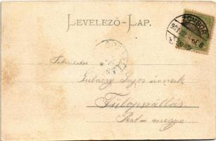 1903 Zombor, Sombor; Piac a Fő téren. Hecht Mór kiadása / market on the square (fl)