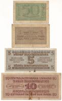 Német Harmadik Birodalom DN (1939-1944) 1M + DN (1940-1945) 50pf + Ukrajna / Német megszállás 1942. ...