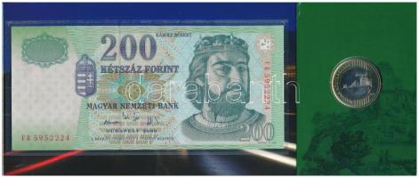 2009. 200Ft elsőnapi veret + 2006. 200Ft "FB" "Búcsú a 200Ft-os bankjegytől", so...