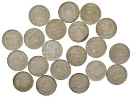 1947. 5Ft Ag "Kossuth" (20x) T:AU,XF patina Adamo F8.1