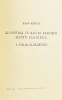 Beöthy Ákos: A magyar államiság fejlődése, küzdelmei I-II. Politikai tanulmány. Bp., é.n, Athenaeum ...