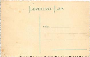 Borostyánkő, Bernstein (Vasmegye); Vár. Höfer Adolf szerpentinkő esztergályos szecessziós reklámlapj...