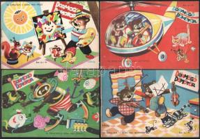 1963 Dörmögő Dömötör VII. évf. 8 száma (1-6.,9.,11. számok) Kissé kopott borítókkal