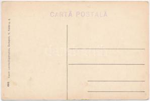 Arad, vasútállomás. Vasúti levelezőlapárusítás 4914. / railway station (kopott sarkak / worn corners...