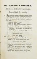 Csery József: Prosa versuum, vagy a' nevek nemeiről és hajlításáról... II. Latin Oskolára ~ ált...