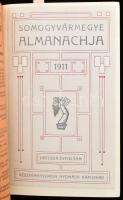 Somogyvármegye Almanachja 1911. Hatodik évfolyam. Kaposvár, 1911., Részvénynyomda, 4+284+XLIII (hird...