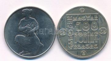 1981. 100Ft Ni "FAO" kapszulában + 1985. 100Ft Cu-Ni-Zn "Természetvédelem - Vidra&quo...