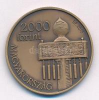 2015. 2000Ft Cu-Zn "Mohácsi nemzeti emlékhely - 1526" kapszulában T:BU Adamo EM300