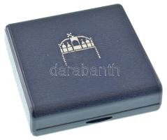 1988. 500Ft Ag "Szent István" dísztokban T:AU (PP) patina Adamo EM102