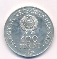1972. 100Ft Ag "Budapest" T:AU patina, ujjlenyomat
Adamo EM40