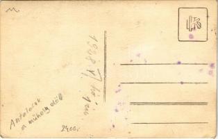 1928 Asztalosok csoportképe a műhely előtt / carpenters in front of the workshop. photo (EK)