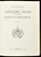 Dr. Lázár Béla: Mányoki Ádám (1673-1757) élete és művészete. Bp., 1933, Légrády, 1 (címkép) t.+ 144 ...