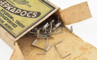 cca 1940 "Hegyes" márkájú Fűzőgépkapocs 24/6 Derby-, Floris-, Studium, Trioh- és hasonló f...