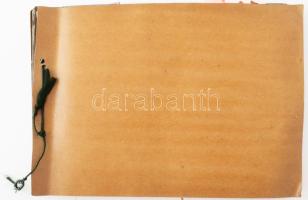 1927-1930 Családi fotóalbum közte nyaralós, pihenős képekkel, Rákosliget, Vác, Visegrád, Székesfehér...