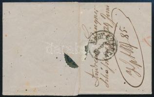 1873 Réznyomat 5kr levélen "SEGESVÁR / SEGESVÁRSZÉK"