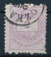 1874 2kr durva gyöngyjavítással (ex Lovász)