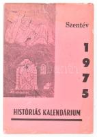 1975 Históriás Kalendárium. Szerk.: Eszterhas István. Youngtown, 1975, Katolikus Magyarok Vasárnapja. Emigráns kiadás. Kiadói papírkötés, a borítón apró szakadásokkal.