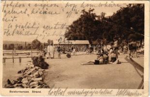 1930 Balatonkenese, strand (EB)