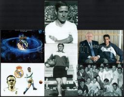 Puskás Ferenc és Real Madrid gyűjtemény, nyomtatványok, modern előhívású fotók, össz. 12 db