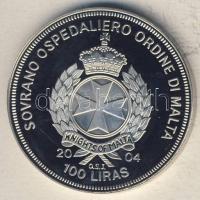 Máltai Lovagrend 2004. 100L "Vatikán az EU-ban" T:PP