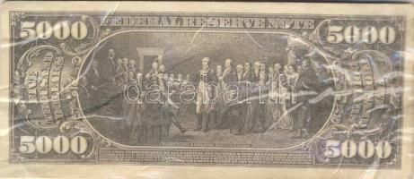 USA/Federal Reserve Note 1918. 5000$ facsimile
