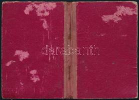 Fried Emil (1889-1980) színész, némafilm sztár Szociáldemokrata párt tagsági könyve aláírásával