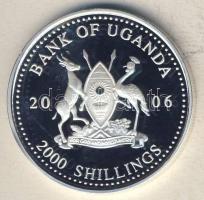 Uganda 2006. 2000Sh "Futball hírességei - Magyarország 1960-as évek" T:PP HUNGARIKA!