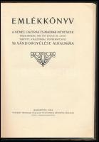 Méhészeti emlékkönyv: A német, osztrák, és magyar méhészek Pozsonyban 1914.ben tartott 59. vándorgyű...