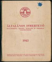 1943 OMVESZ - Általános ismertető Magyarország üdülési, nyaralási és sportolási lehetőségeiről