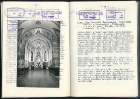 1988 Pilisi Parkerdő túranapló XIII. Kerület Természetbarát Szövetség, leírással és bejegyzésekkel