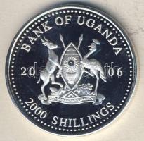 Uganda 2006. 2000Sh "Futball hírességei - Brazília 2000-es évek" T:PP