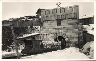 Entrance of the salt mine in Désakna