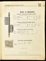 cca 1920 1939 Vegyes árjegyzék tétel, 4 db: 

1927 Hexner József kávéházi és vendéglői berendezése...