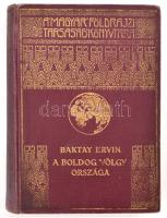 Baktay Ervin (1890-1963): A boldog völgy országa. Barangolások Kasmirban. A Magyar Földrajzi Társaság Könyvtára. Bp., [1934], Franklin-Társulat, 1 t.+ 220+(2) p.+ 28 (kétoldalas fekete-fehér képtáblák) t.+ 2 térkép. Kiadói aranyozott egészvászon sorozatkötésben, kopott borítóval és gerinccel, kissé laza kötéssel.