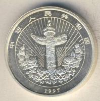 Kína 1997. 5Y Ag piefort (vastag) "Hagyományos kínai kabala" T:BU R!