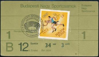 1982 A Budapesti Sportcsarnok megnyitása jegy