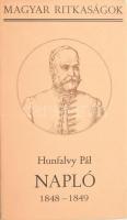 Hunfalvy Pál: Napló. 1848-1849. Magyar Ritkaságok. Bp.,1986, Szépirodalmi. Kiadói kartonált papírkötés, kiadói papír védőborítóban.