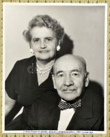 cca 1912-60 Hefty Frigyes (1894-1965) I. világháborús katonai repülő pilóta sajtó albuma, saját kezű...