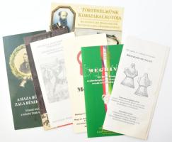 2003-2010 Vegyes kiállítási meghívó és prospektus tétel, nagyrészt reformkor és 1848/49-es témából, 9 db