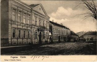 1908 Fogaras, Fagaras; Vártér. D. Thierfeld kiadása / castle square (EK)