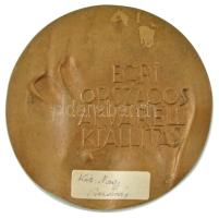 Kiss Nagy András (1930-1997) DN "Egri országos akvarell kiállítás" két darabból összeilles...